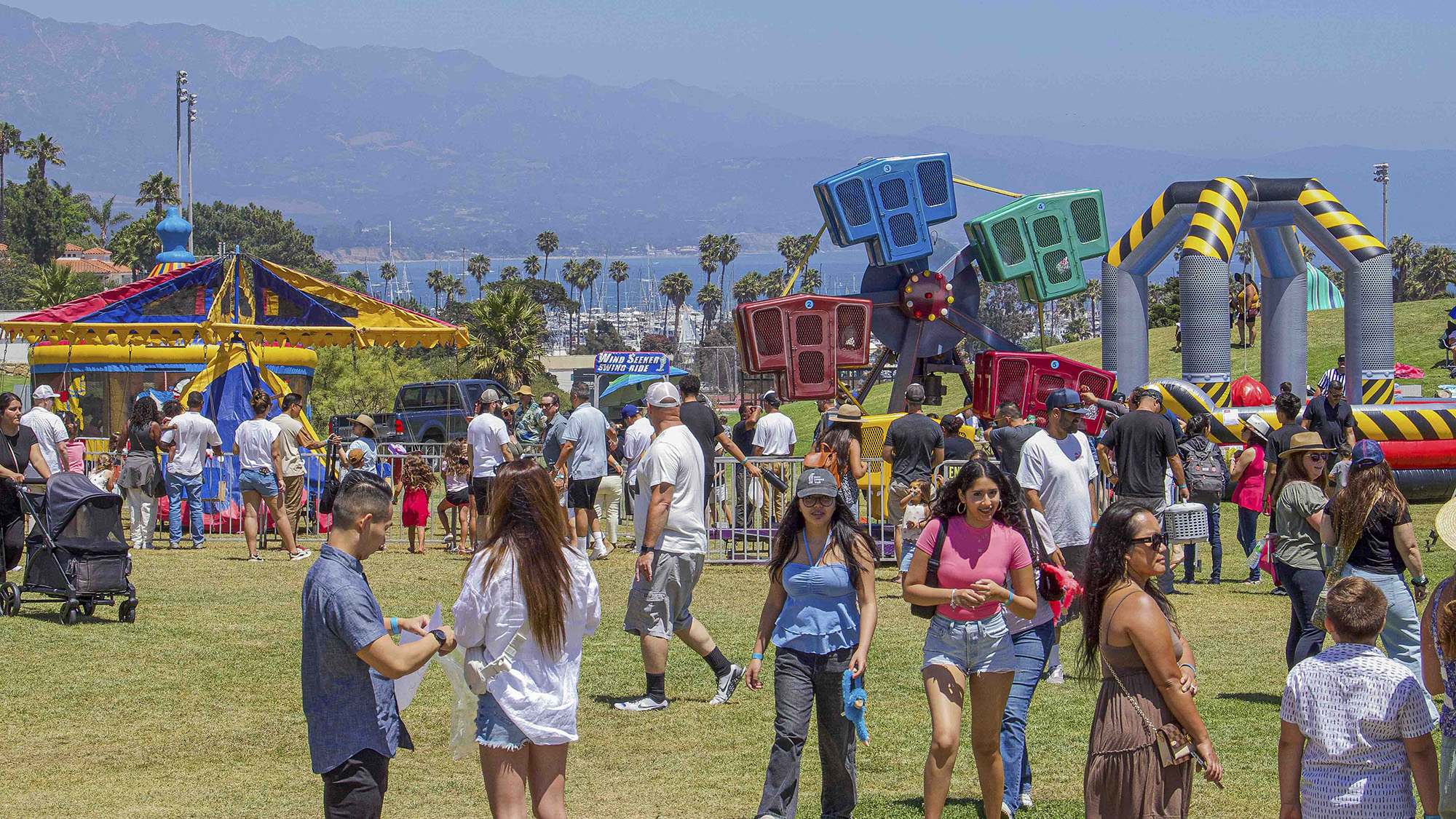 Carnival on west lawn