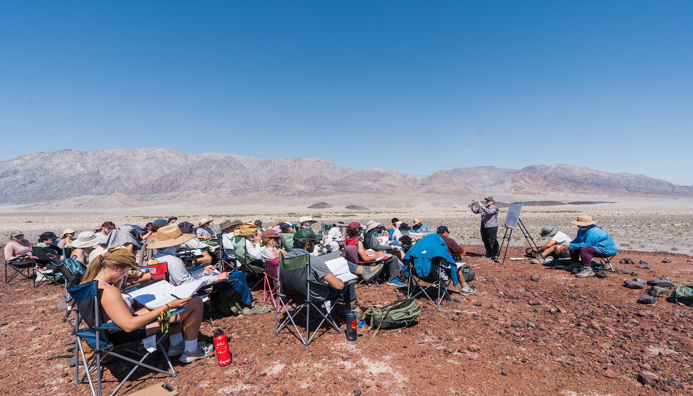 lecture in Death Valley